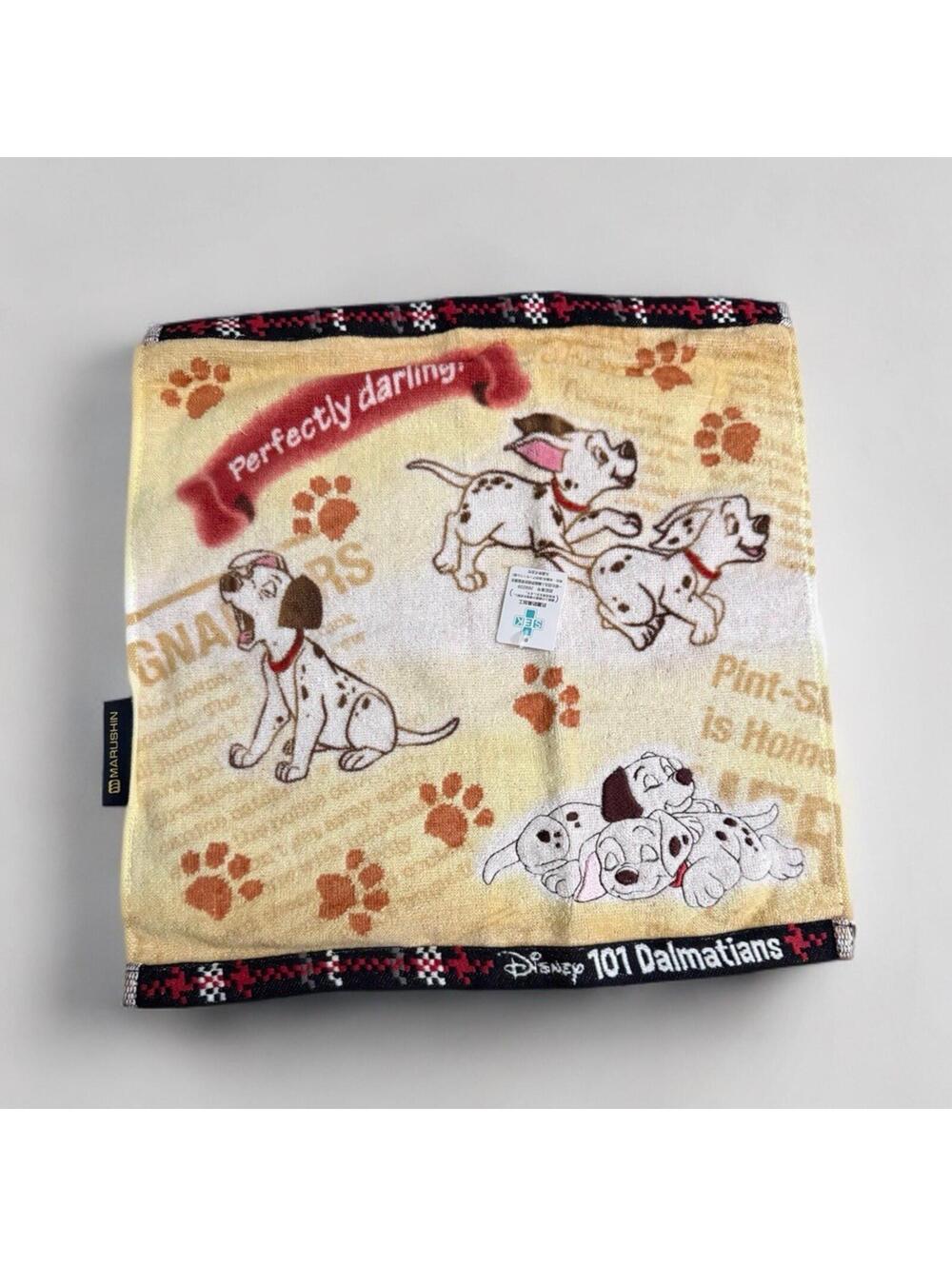 Disney 101 Dalmatians Hand Towel Face Washcloth Limited Edition, Dog Darling NWT